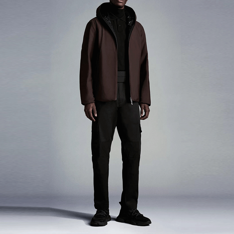 Moncler FW21 Lioret Solid Color Logo Zip-Up Hoodie Jacket for Men. G20911A00028539DK687 圖 3