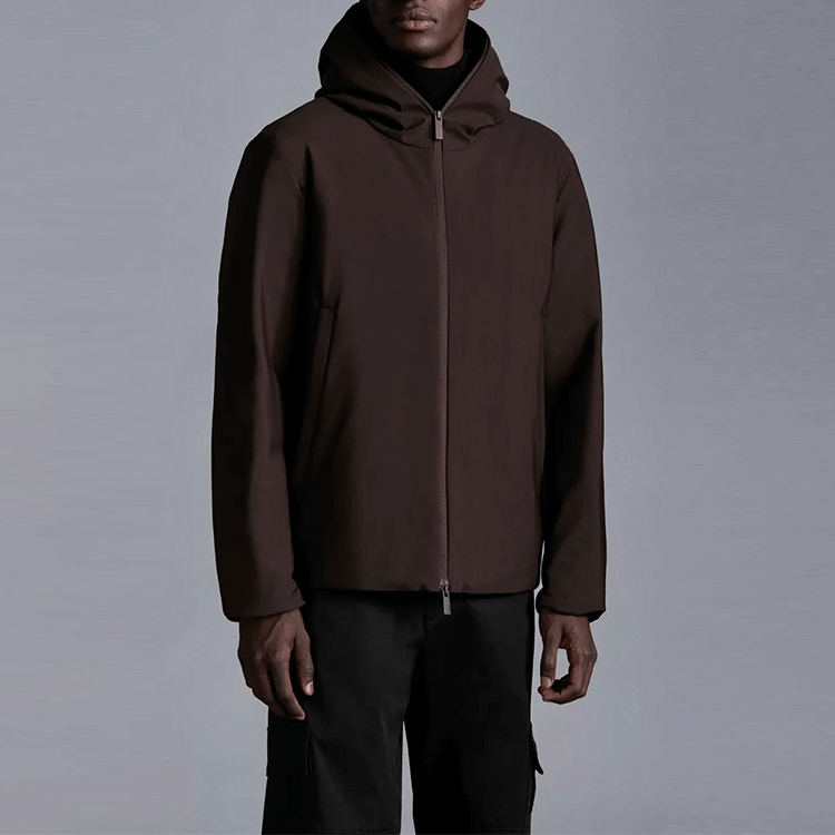 Moncler FW21 Lioret Solid Color Logo Zip-Up Hoodie Jacket for Men. G20911A00028539DK687 圖 4