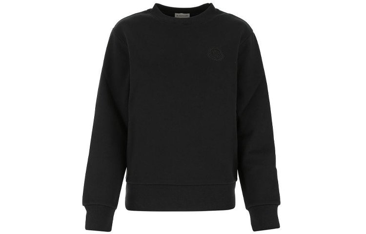 Moncler FW21 Logo Crewneck Pullover Sweatshirt Men’s Black 8G00023809LC999