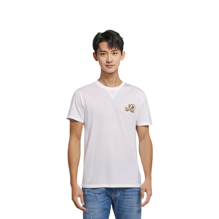 Moncler FW21 Logo Print Plain Crewneck T-Shirt Fashion Tee 8C000388390Y001 圖 5