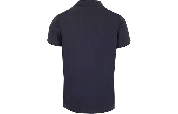 Moncler FW21 Logo Solid Color Short Sleeve Polo Shirt Blue 8A705108455677X 圖 3