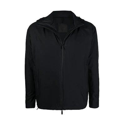 Moncler FW21 Logo Zip-Up Hoodie Jacket Black G10911B7360053A6J999