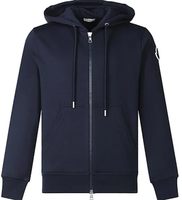 Moncler 2021秋冬午夜蓝抽绳拉链羊毛连帽衫。 8G00033899FL778 Buy Moncler 2021秋冬午夜蓝抽绳拉链羊毛连帽衫。 8G00033899FL778