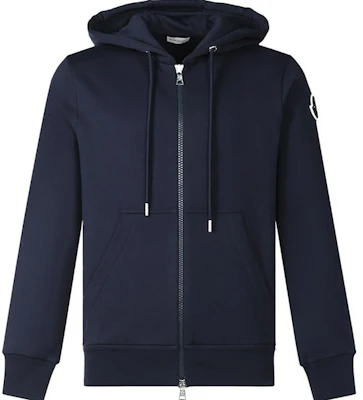 Moncler 2021秋冬午夜蓝抽绳拉链羊毛连帽衫。 8G00033899FL778 Order Moncler 2021秋冬午夜蓝抽绳拉链羊毛连帽衫。 8G00033899FL778