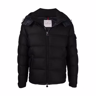 Moncler FW21 Montgenevre Wool Hooded Down Jacket Unisex Black. 1A5370054272999