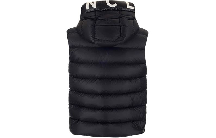 Lookbook Moncler FW21 Montreuil Rompi Down Hooded Logo Nylon Hitam 1A0001853048999