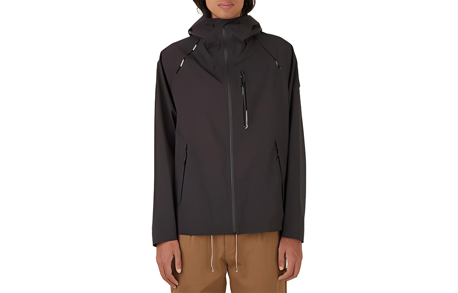 Moncler FW21 Nylon Hooded Jacket with Logo Design. 1A0015054ASN999