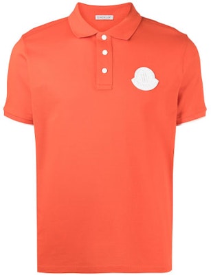 Moncler FW21 Polo Camiseta Manga Corta con Logo Naranja. G10918A7240084673 Buy Moncler FW21 Polo Camiseta Manga Corta con Logo Naranja. G10918A7240084673