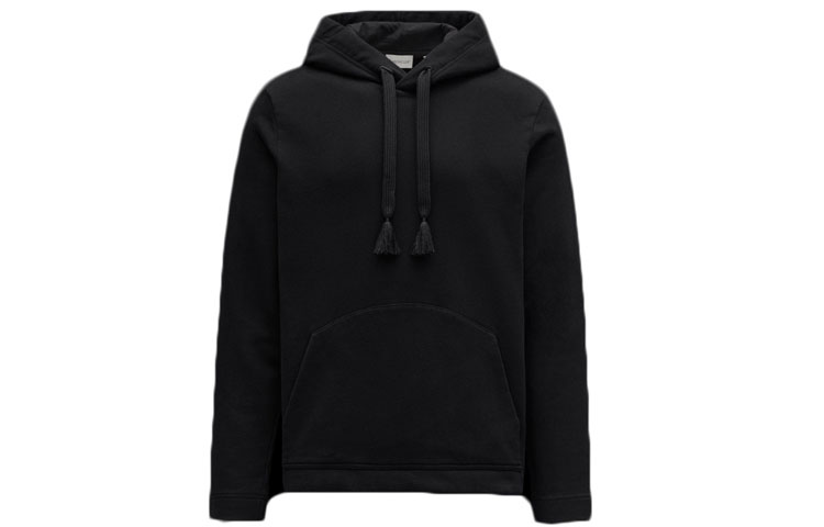 Moncler FW21 Oversized Frog Graphic Drawstring Sweatshirt Black Menswear G109H8G000048099W999