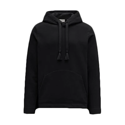 Moncler FW21 Oversized Frog Graphic Drawstring Sweatshirt Black Menswear G109H8G000048099W999