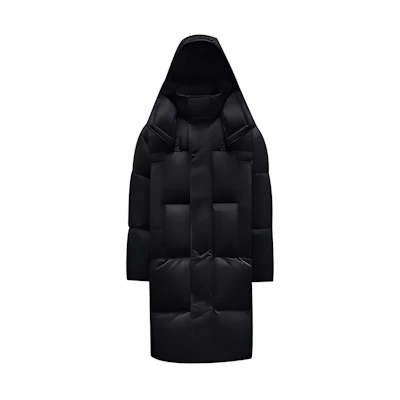 Moncler FW21 Prunus Hooded Down Jacket Black Long Sleeve G209Y1C00001595CN999