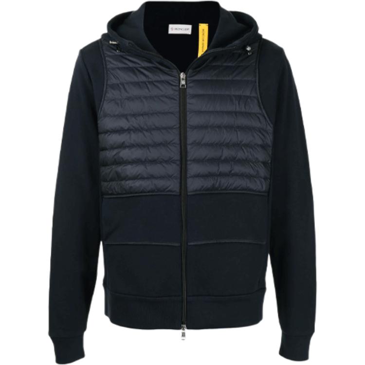 Moncler FW21 Quilted Hooded Jacket Solid Color Stitching Design 8G000058099W760