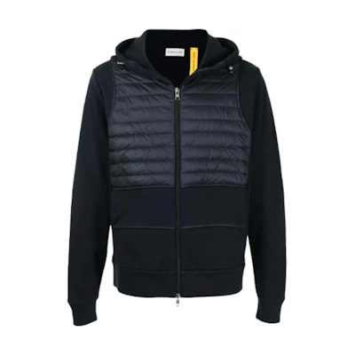 Moncler FW21 Quilted Hooded Jacket Solid Color Stitching Design 8G000058099W760