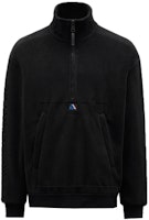 Moncler FW21 Recycled Half-Zip Pullover Sweatshirt Black G20918G00038899HM999 Moncler FW21 Recycled Half-Zip Pullover Sweatshirt Black G20918G00038899HM999