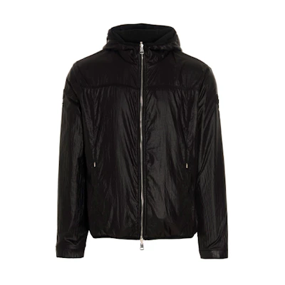 Moncler FW21 Reversible Hooded Zipper Jacket Black Outerwear 8N0000253A09999