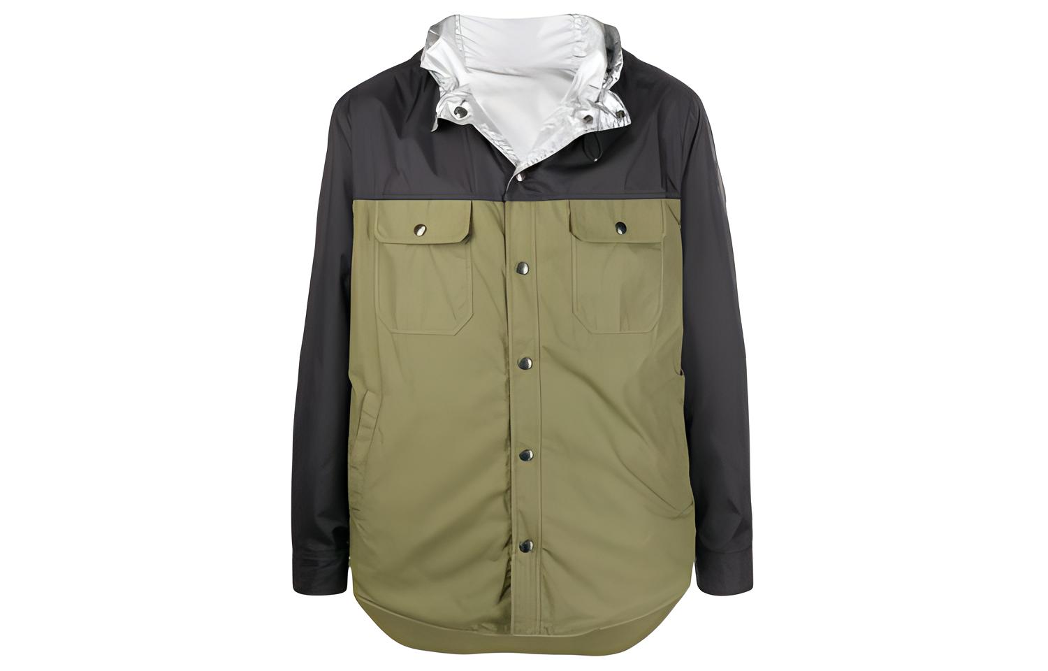 Moncler FW21 Reversible Two-Tone Hooded Jacket Army Green F10911B71470539TM