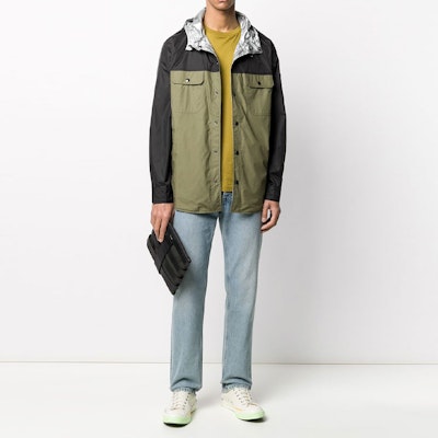 Moncler FW21 Reversible Two-Tone Hooded Jacket Army Green F10911B71470539TM Lookbook Moncler FW21 Reversible Two-Tone Hooded Jacket Army Green F10911B71470539TM