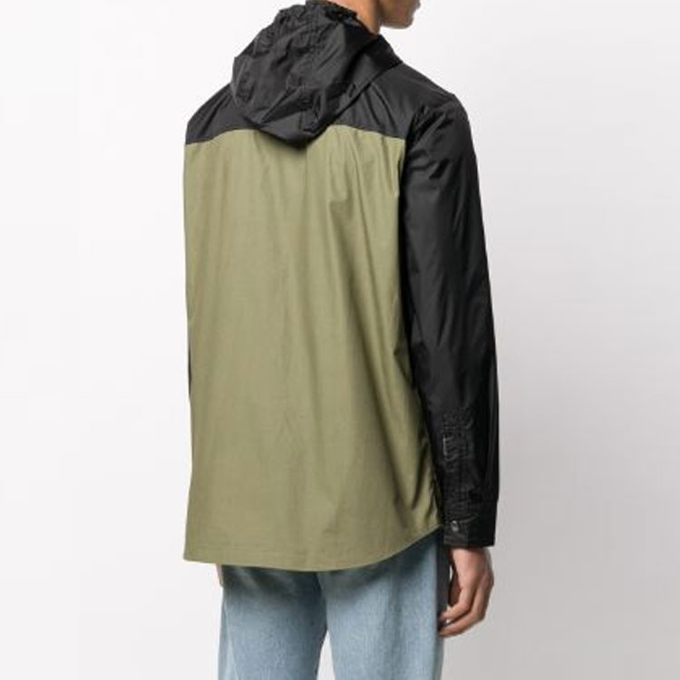 Shop 蒙克莱 FW21 可翻转双色连帽夹克 军绿色 F10911B71470539TM