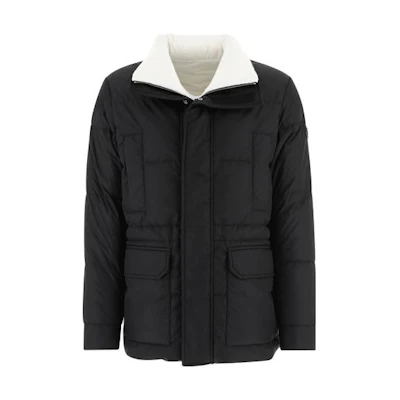 Moncler FW21 Reversible Zip-Up Down Jacket Black Long Sleeve G20911B0000568352998