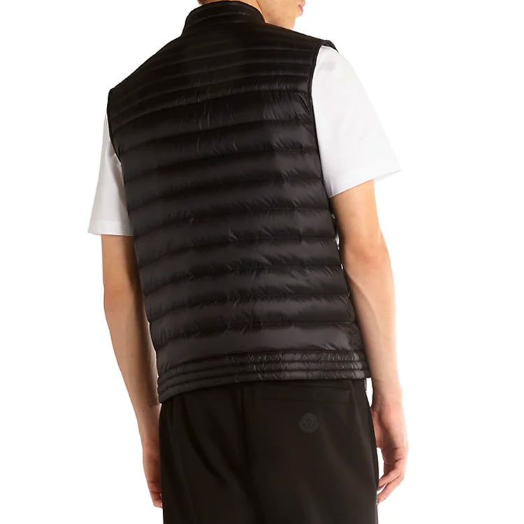 Moncler FW21 Roussilon Black Down Puffer Vest 0911A1190053048999 圖 5