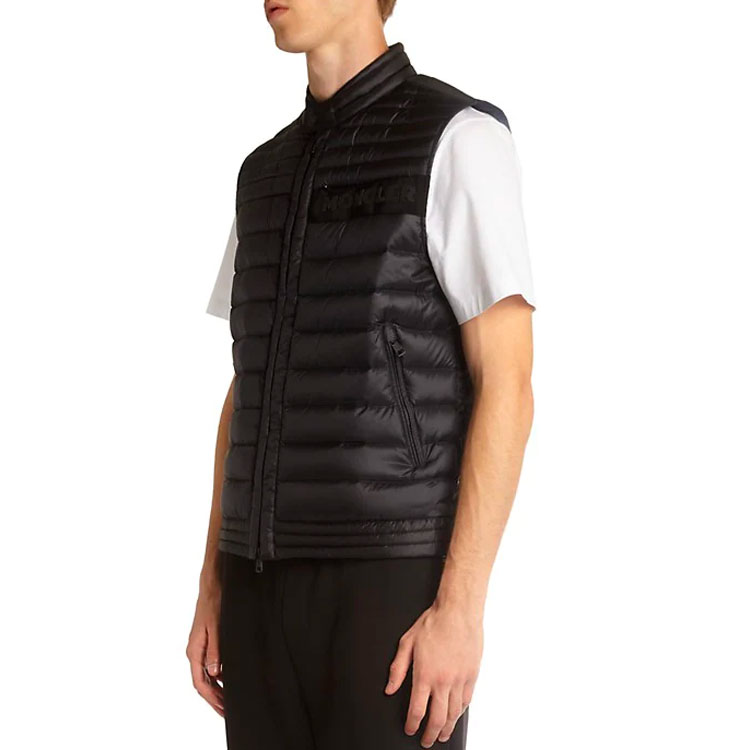 Moncler FW21 Roussilon Black Down Puffer Vest 0911A1190053048999 圖 6