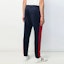 Shop Moncler FW21 Slim Fit Knit Track Pants Navy Blue. E20918707200C8005