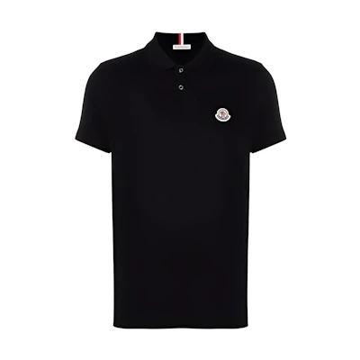 Moncler FW21 Solid Color Logo Patch Short Sleeve Polo Shirt. G20918A0001484556999