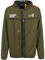 Moncler FW21 Solid Color Logo Print Hooded Jacket 1A7121053A5G Moncler FW21 Solid Color Logo Print Hooded Jacket 1A7121053A5G