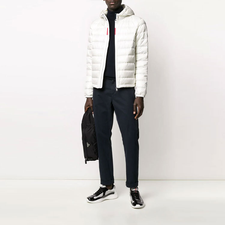 Moncler FW21 Solid Quilted Hooded Jacket White 1A11500C0453032 圖 3