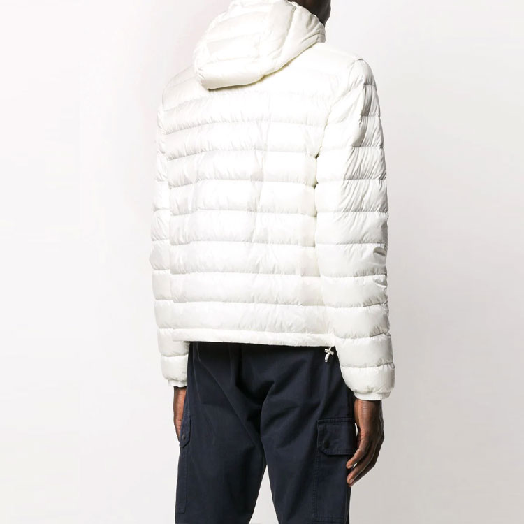 Moncler FW21 Solid Quilted Hooded Jacket White 1A11500C0453032 圖 4