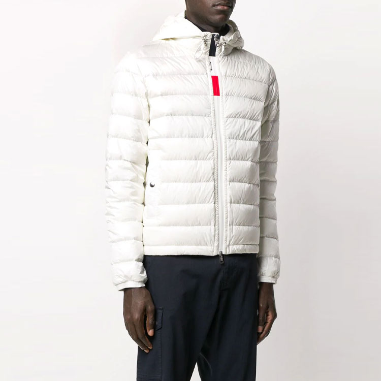 Moncler FW21 Solid Quilted Hooded Jacket White 1A11500C0453032 圖 5