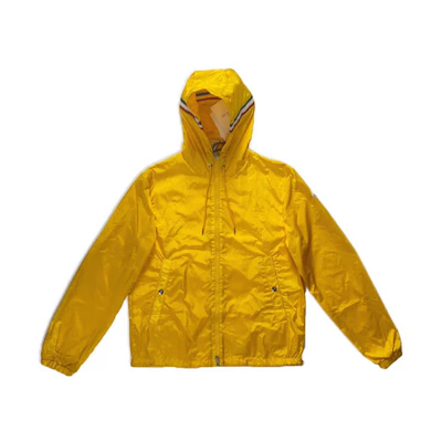 Moncler FW21 Solid Yellow Hooded Jacket F10911A7370054155