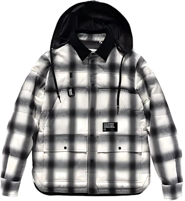 Moncler FW21 Jaket Hoodie Lengan Panjang Putih Motif Kotak. 1A00006595D6930 Buy Moncler FW21 Jaket Hoodie Lengan Panjang Putih Motif Kotak. 1A00006595D6930