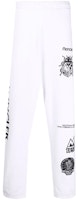 Moncler FW21 White Slim Fit Sweatpants with Logo Print. G20928H00007809KX001 Moncler FW21 White Slim Fit Sweatpants with Logo Print. G20928H00007809KX001