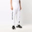 Shop Moncler FW21 White Slim Fit Sweatpants with Logo Print. G20928H00007809KX001