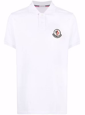 몽클레르 FW21 화이트 로고 패치 반팔 폴로 셔츠. G20918A0001584556WHITE Order 몽클레르 FW21 화이트 로고 패치 반팔 폴로 셔츠. G20918A0001584556WHITE