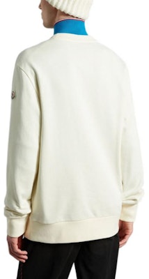 蒙克莱 FW22 米色刺绣Logo套头卫衣. H20918G00012809KR02B Shop 蒙克莱 FW22 米色刺绣Logo套头卫衣. H20918G00012809KR02B