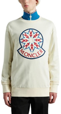 蒙克莱 FW22 米色刺绣Logo套头卫衣. H20918G00012809KR02B Purchase 蒙克莱 FW22 米色刺绣Logo套头卫衣. H20918G00012809KR02B