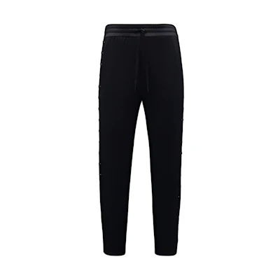 Moncler FW22 Black Casual Pants with Solid Color and Studded Details H20918H00001899A1999