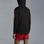 Shop Moncler FW22 Black Hoodie Jacket with Sleeve Stripe Detail. H10918G00037809KR999