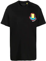 Order モンクレール FW22 ブラック ロゴ プリント クルーネック Tシャツ. H20928C00010M2326999