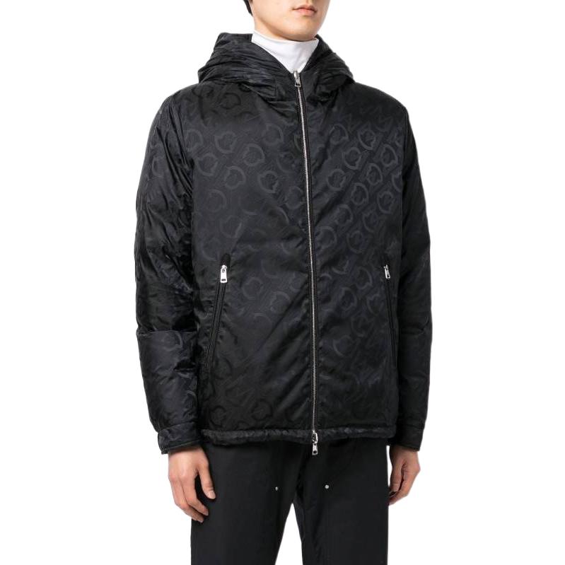 Moncler FW22  Black Logo Print Zip-Up Down Jacket. H20911A00165595HN999 圖 5