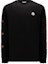 Order Moncler FW22 黑色長袖T恤 Logo字母印花 H20918D000088390T999