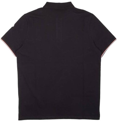 Moncler FW22 Black Polo Shirt with Solid Logo Patch Design. 8A7340084556999 Lookbook Moncler FW22 Black Polo Shirt with Solid Logo Patch Design. 8A7340084556999