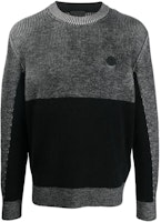 Moncler FW22 Black Pullover Sweatshirt with Logo Patch Design. H20919C00003M1131910 Moncler FW22 Black Pullover Sweatshirt with Logo Patch Design. H20919C00003M1131910