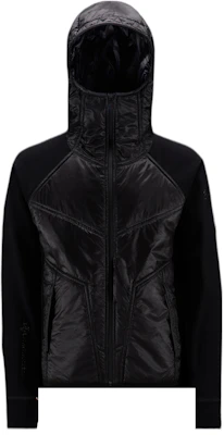 Moncler FW22 Black Solid Color Patchwork Hooded Jacket. H20978G00003829H7999 Buy Moncler FW22 Black Solid Color Patchwork Hooded Jacket. H20978G00003829H7999