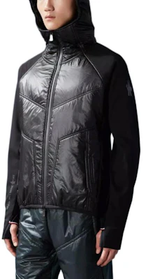 Moncler FW22 Black Solid Color Patchwork Hooded Jacket. H20978G00003829H7999 Purchase Moncler FW22 Black Solid Color Patchwork Hooded Jacket. H20978G00003829H7999