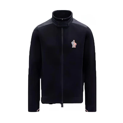 Moncler FW22 Black Solid Logo Long Sleeve Jacket H20978G7000080093999