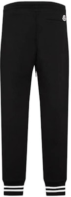 Moncler FW22 Celana Jogger Hitam Garis Solid dengan Tali Serut. 8H00020809KR999 Lookbook Moncler FW22 Celana Jogger Hitam Garis Solid dengan Tali Serut. 8H00020809KR999