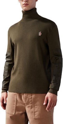 モンクレール FW22 カラーブロックロゴ ニットタートルネックセーター グリーン H20979F00001M1122885 Purchase モンクレール FW22 カラーブロックロゴ ニットタートルネックセーター グリーン H20979F00001M1122885